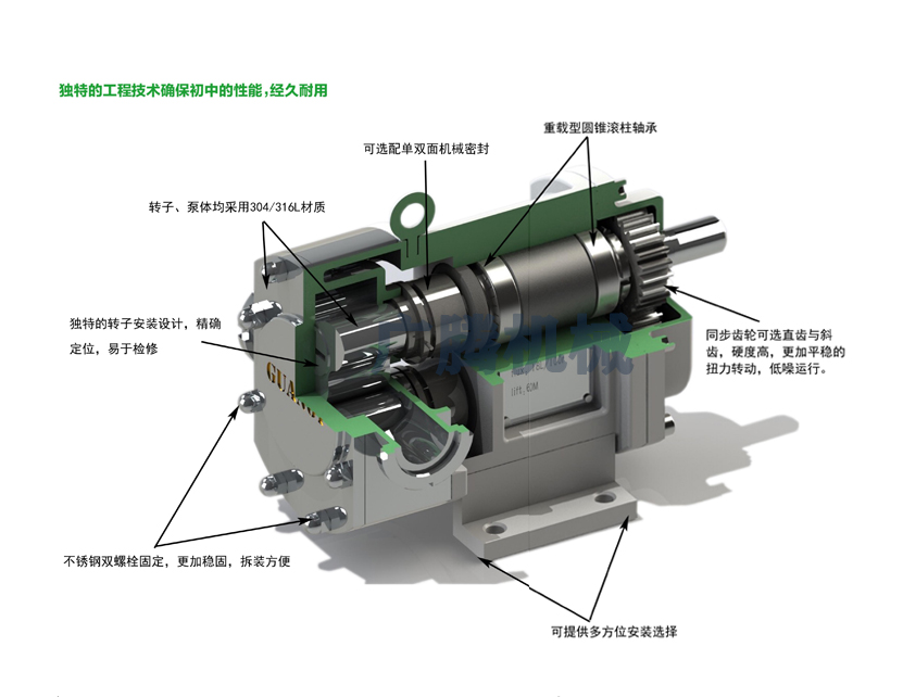 轉子泵原理及結構 轉子泵原理及結構